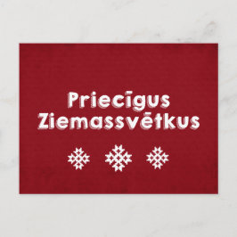 Priecīgus Ziemassvētkus Feliz Navidad Letón
