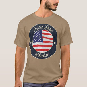 Priest Lake - Camiseta conmemorativa patriótica de