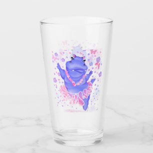 Prima Ballerina Hippo Glass Happy Dancer