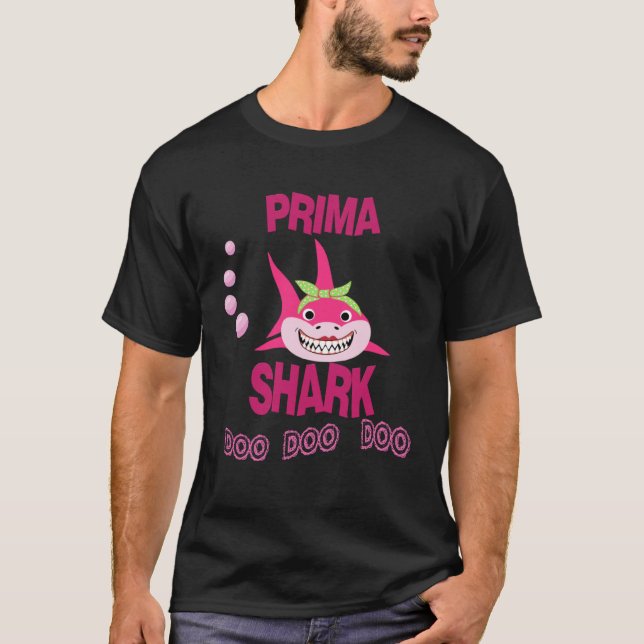 Prima Shark Cousin Playera para Prima en Espanol (Anverso)