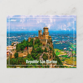 Prima Torre Guaita. República San Marino. Postal