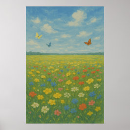 Primavera 5 El prado despierta, impresión estacion