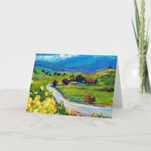 Primavera 5 x del valle de Frazier tarjeta de