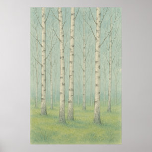 Primavera 6, abril silencio, impresión estacional