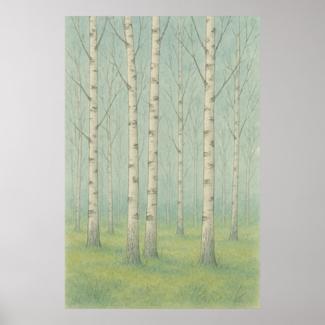 Primavera 6, abril silencio, impresión estacional (Frente)