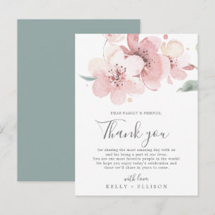 Primavera Cerezo Blossom Gracias Tarjeta De Recepc