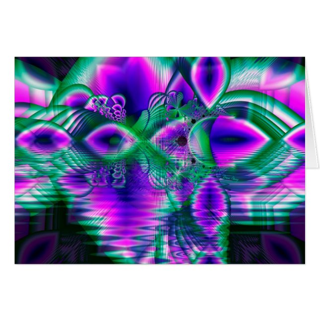 Primavera cristalina de la tarde, flores de noche (Anverso (Horizontal))