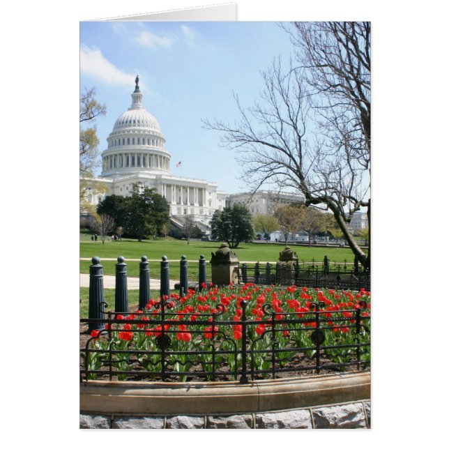 Primavera de construcción del Capitolio de Estados (Frente)