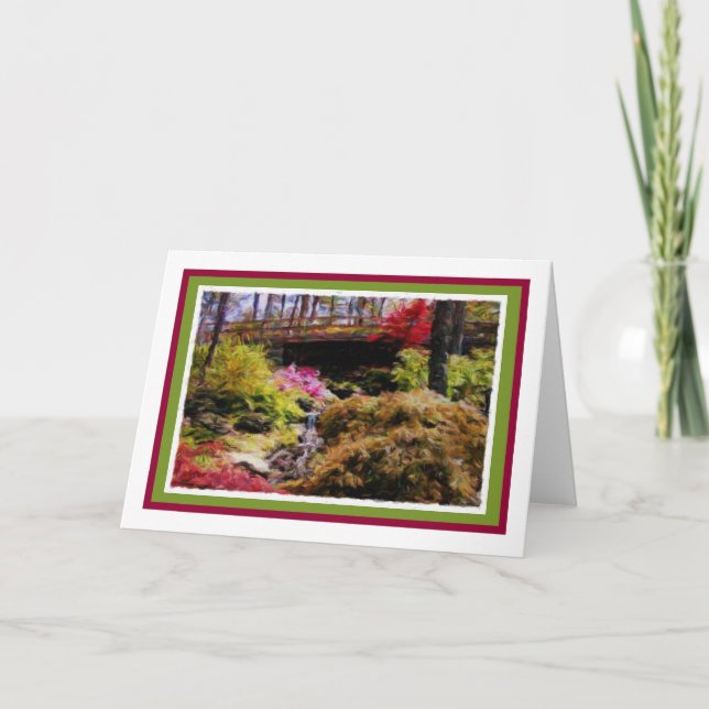 Primavera en la tarjeta en blanco de Arkansas (Anverso)