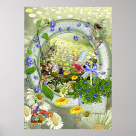 Primavera Fe Niña Poster de decoración