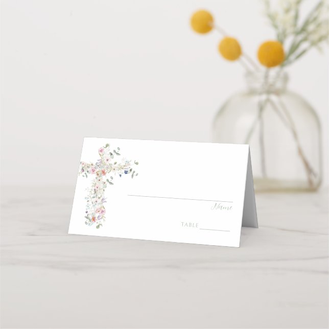 Primavera Flor Bautista Tabla Número de Tarjeta Lu (Anverso)