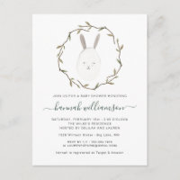 Primavera | Invitación a Baby Shower de Pascua