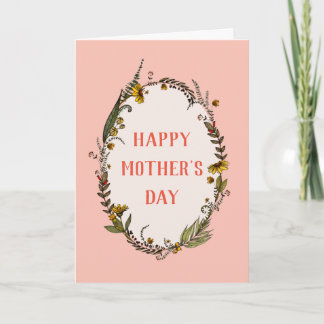 Primavera optimista florió la tarjeta del día de l
