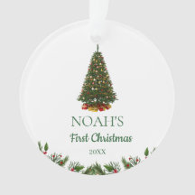 Primer Adorno de Navidad del Bebé