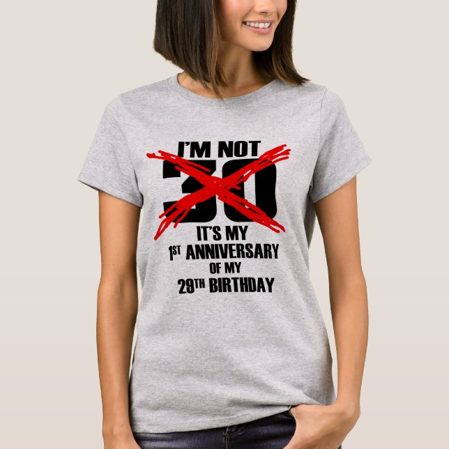 Primer aniversario de KRW de camiseta de cumpleaño (Anverso)