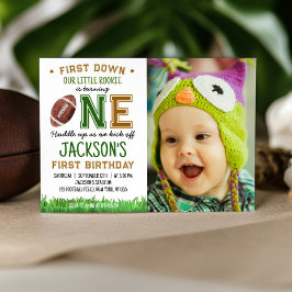 Primer año de la invitación al primer cumpleaños