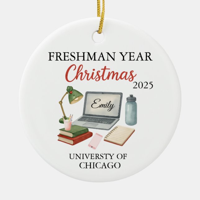 Primer Año En El Ornamento Universitario 2025, Año (Frente)