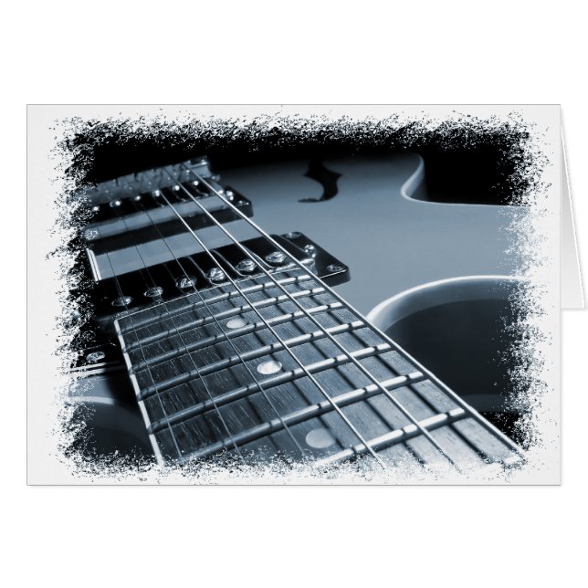 Primer azul de la guitarra eléctrica (Anverso (Horizontal))