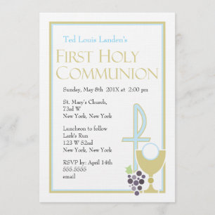 Primer azul moderno de las invitaciones el de la