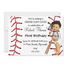 Primer béisbol de la invitación de la fiesta del