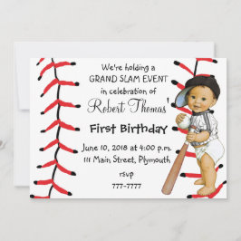 Primer béisbol de la invitación de la fiesta del
