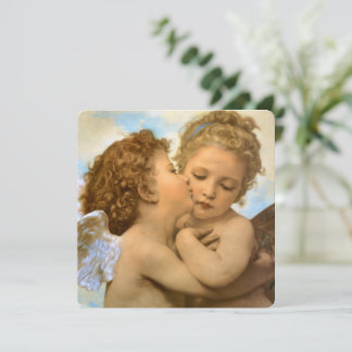 Primer beso (detalle de ángel) de Bouguereau