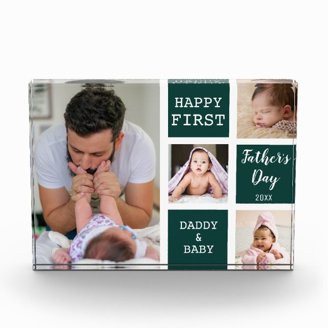 Primer bloque de Collages de fotos del Día del Pad (Anverso)