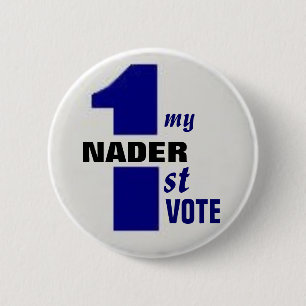 Primer botón del voto de Nader
