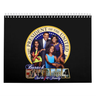 Primer calendario de la familia 2009 de Obama