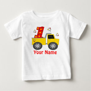 Primer camisa personalizada del cumpleaños camió