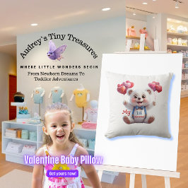 Primer Cojín decorativo Día de San Valentín del be