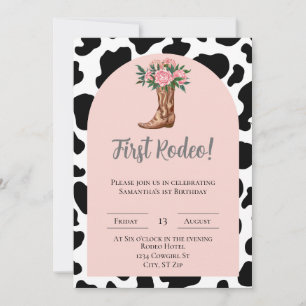 Primer cumpleaños de Rodeo, Invitación de Cowgirl