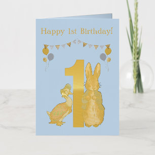Primer cumpleaños del personalizado Peter the Rabb