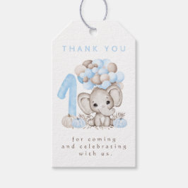 Primer cumpleaños Fall Boy Gracias Etiqueta