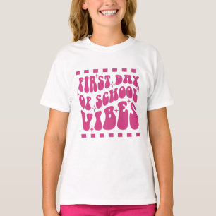 Primer día de escolaridad de camisetas para Chicas