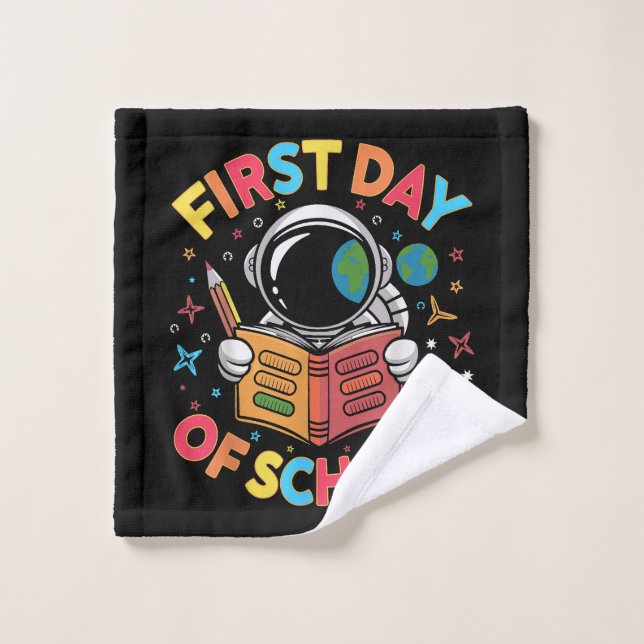 Primer Día de Escuela Astronauta Espacio Regreso a (Toallita)