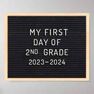 Primer día de la señal del segundo grado Primer dí