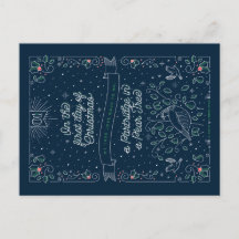 PRIMER DÍA DE NAVIDAD / Tarjeta Postal de Navidad