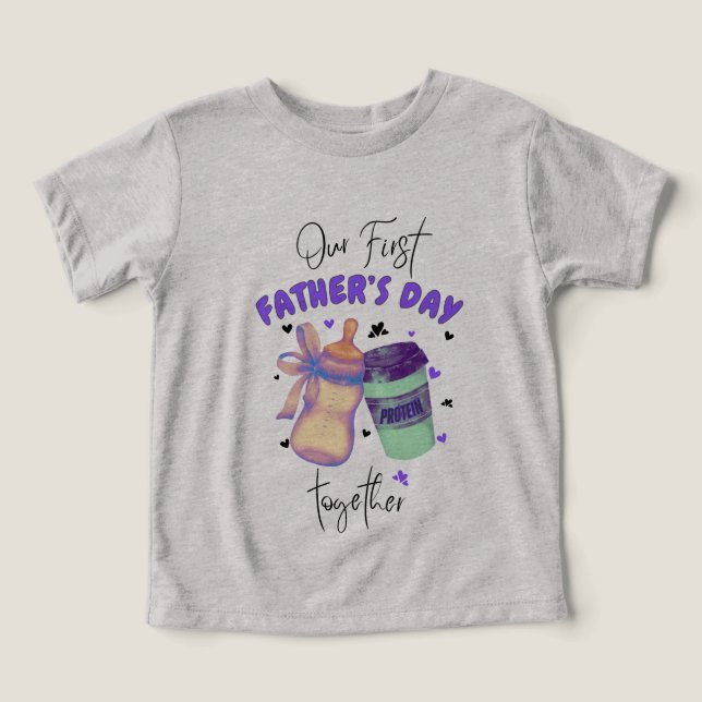 Primer Día del Padre Juntos Equipo de Coincidencia (Diseño delantero )