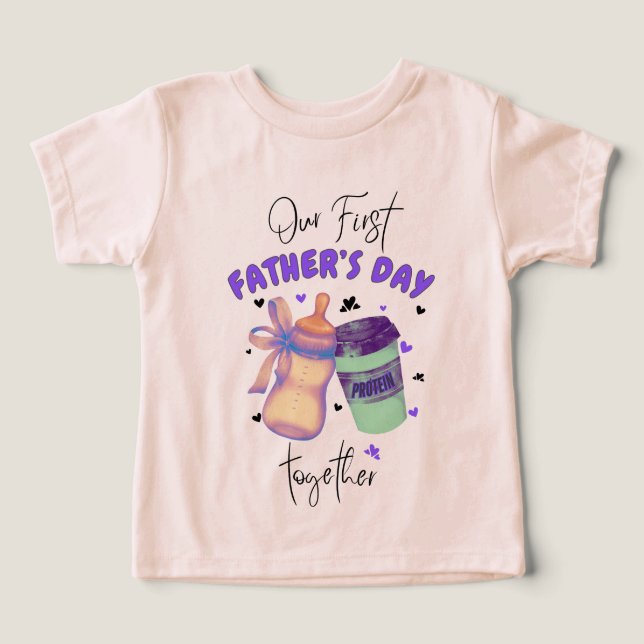 Primer Día del Padre Juntos Equipo de Coincidencia (Diseño delantero )