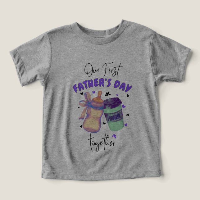 Primer Día del Padre Juntos Equipo de Coincidencia (Diseño delantero )