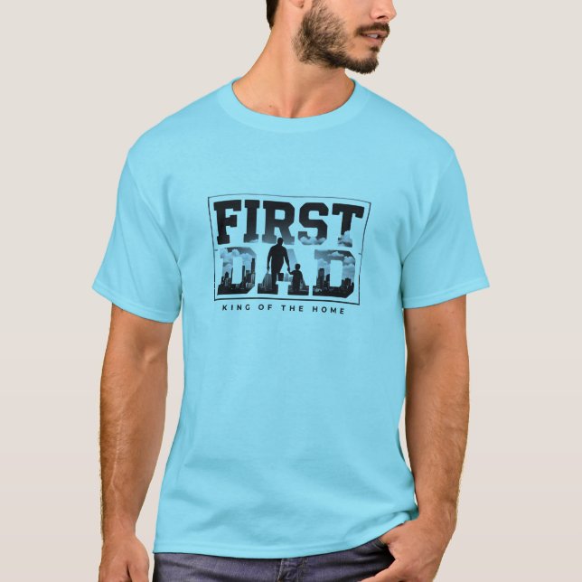 Primer diseño de camiseta de Papá Rey de la Casa (Anverso)