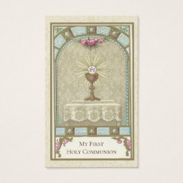 PRIMER EUCARISTA DE LA COMUNIÓN SANTA EN ALTAR