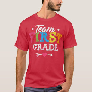 Primer grado de equipo de camiseta de primer grado