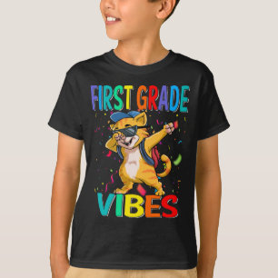 Primer Grado Vibes Gato De Vuelta A La Camiseta Es