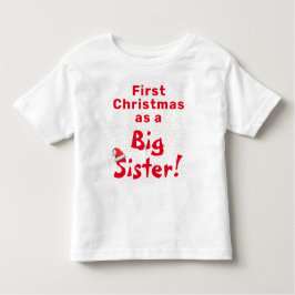 Primer hermano de Navidad Camiseta para niños pequ