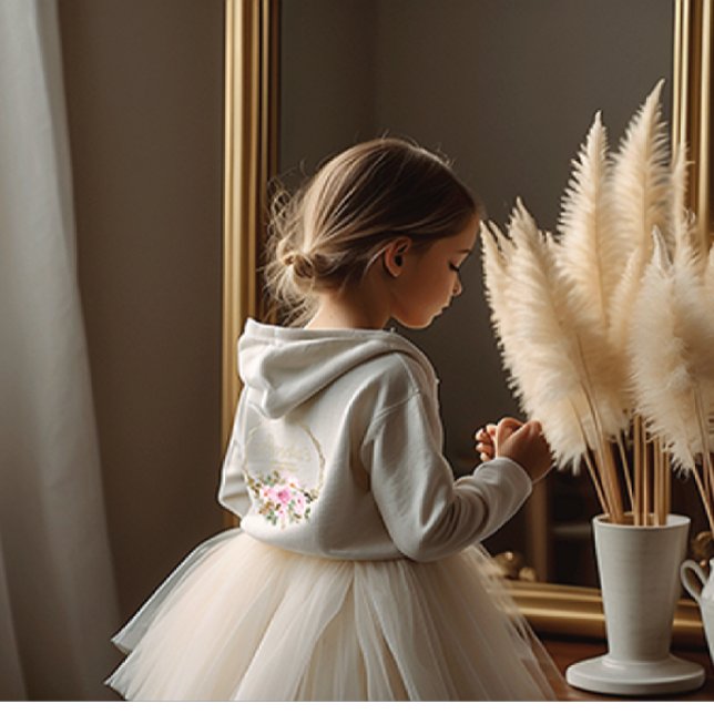 primer hoodis floral de la comunión sagrada (Subido por el creador)