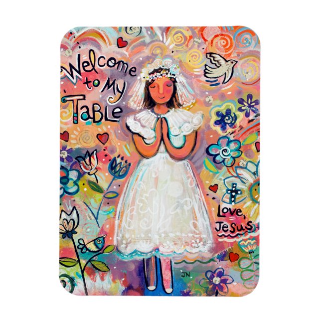 Primer imán comunitario para el Chica (Vertical)