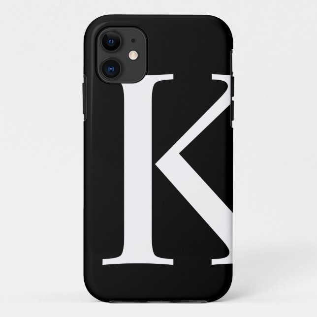 Primer K iPhone 5 Funda apenas ahí (Reverso)