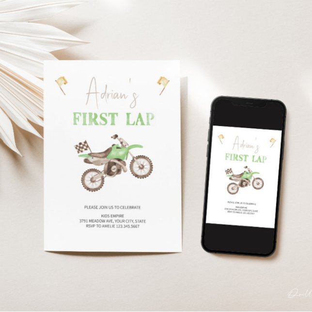 Primer LAP Invitación de cumpleaños a ciclismo de  (Subido por el creador)